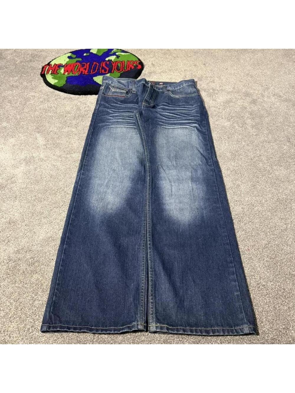 vintage y2k relaxed fit jeans 2000’s chams denim